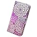 Bcov iPhone 6S Case,iPhone 6 Case, Pink Mandala Flower Card Slot Wallet Leather Cover Case for iPhone 6 6S