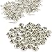 Jmkcoz 50pcs Tie Tacks Blank Pins with Clutch Back for Crafting Jewellery Buckle