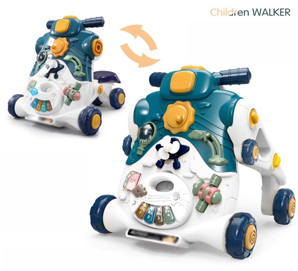 Mua ベビーウォーカー科学ウォーカー多機能アンチロールオーバー赤ちゃんはおもちゃの車のゲーム車トロリーバランスカーサイレントスクーターを押します Color 1green Tren Amazon Nhật Chinh Hang 21 Fado