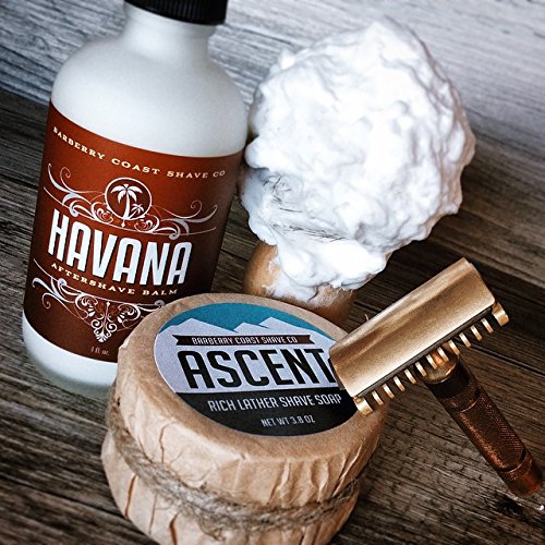 Sale - After Shave Lotion for Men - Havana Post Shave Balm for All Skin Types - Tobacco Scented Moisturizer w/Shea Butter, Vitamin E & Cooling Menthol - Absorbs Quickly & Smooths Skin