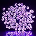 VMANOO Christmas Lights, Battery 72ft 200 LED, String Lights for Outdoor, Indoor, Garden, Patio, Holiday Party, Wedding Xmas Decorations (Purple)