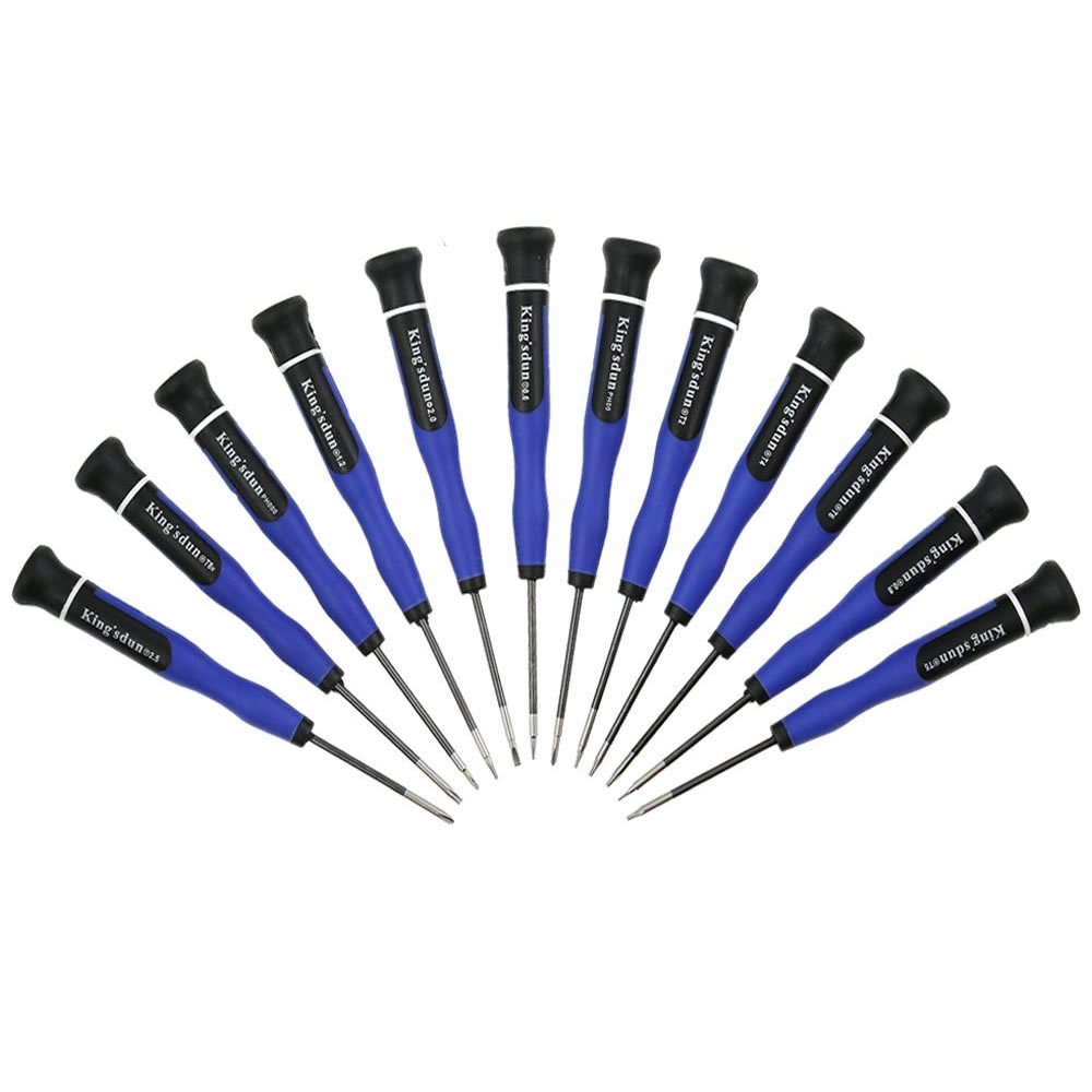 Kingsdun 12pcs Pentalobe Screwdriver Set P2 P5,Triwing Torx T3