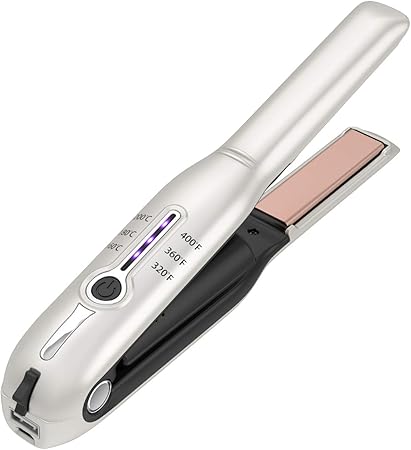 Amazon Co Jp 2in1ヘアアイロン 一瞬も一生も美しく Teidon コードレス ヘアストレートアイロン 持ち運び便利 ミニusb充電式 ストレート カール2way 160 180 0 3段階温度調節 男女兼用 コンパクト 軽量 家庭 旅行用 日本語説明書付き ホーム キッチン