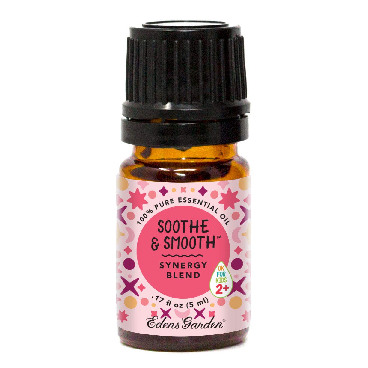 Edens Garden Soothe & Smooth"OK For Kids" Essential Oil Synergy Blend, 100% Pure Therapeutic Grade (Child Safe 2+, & Skin Care) 5 ml