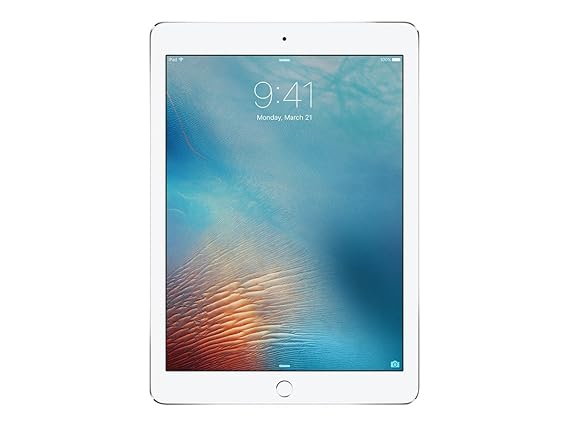 iPad Pro, 9,7' Display mit Wi-Fi + Cellular, 128 GB, 2016, Silber (Generalüberholt)