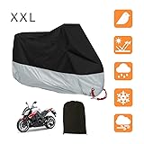 LucaSng Housse Moto Universelle, Housse étanche 190T, Anti-poussière, résistante