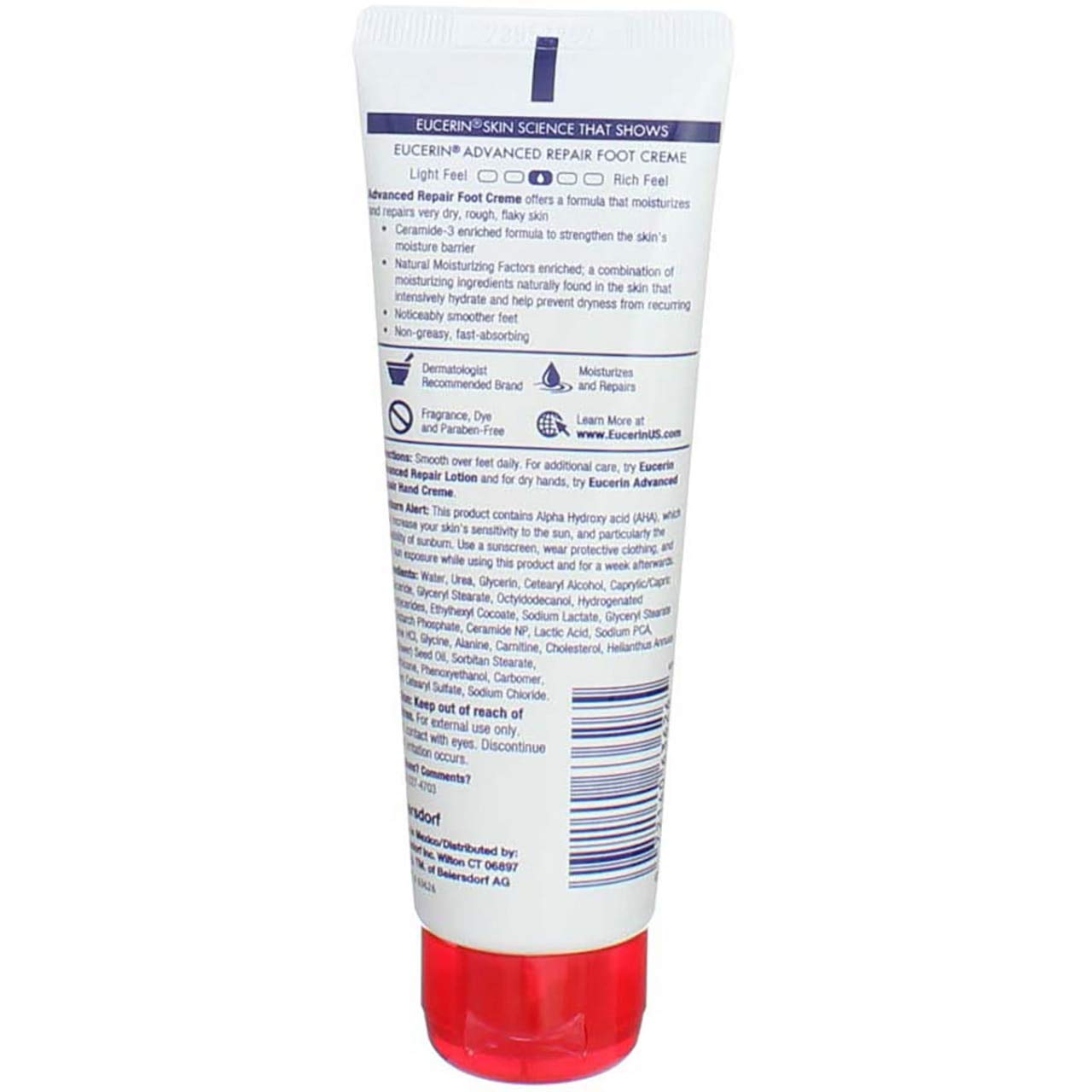 eucerin intensive repair foot cream