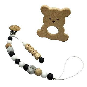 personalised silicone teether