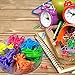 Office+Style Colored Rubber Bands with Close-Lid Storage Container, 120 Pieces