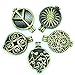 5pcs Mix Style Vintage Bronze Locket Essential Oil Aromatherapy Diffuser Pendant Charms Necklace