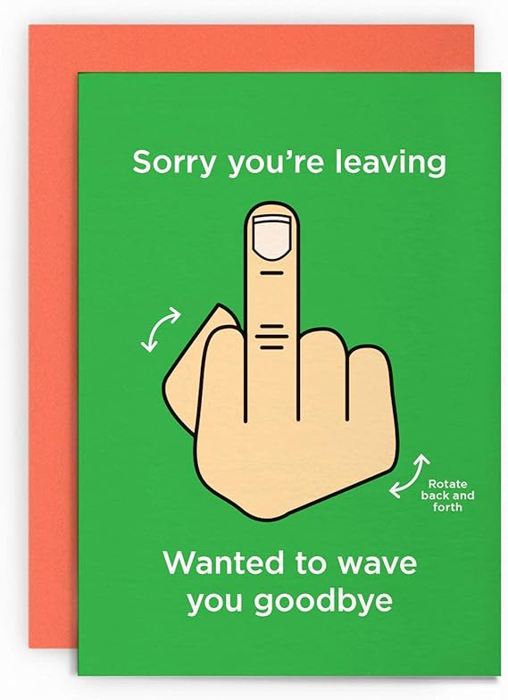 7 Cervelli Auguri Di Natale.Biglietto Di Auguri Divertente Per Amici Fratello Sorella Collega Dipendente Appologia Per Lui Scherzo Lol Sorry You Re Leaving Vuoi Farti Addormentare Amazon It Cancelleria E Prodotti Per Ufficio