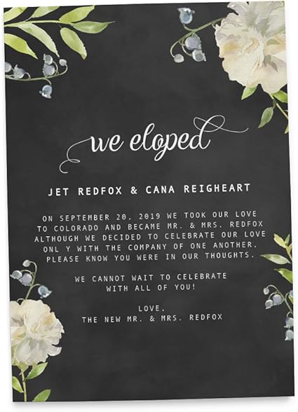 Winter Wedding Reception Invitation Eat Drink Be Merry Faux Chalkboard Holly Leaves Berries