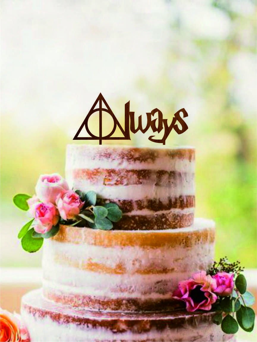Always Cake Topper Harry Potter Wedding Cake Topper Harry Potter