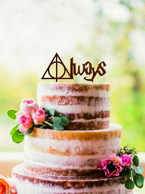 Always Cake Topper Harry Potter Wedding Cake Topper Harry Potter