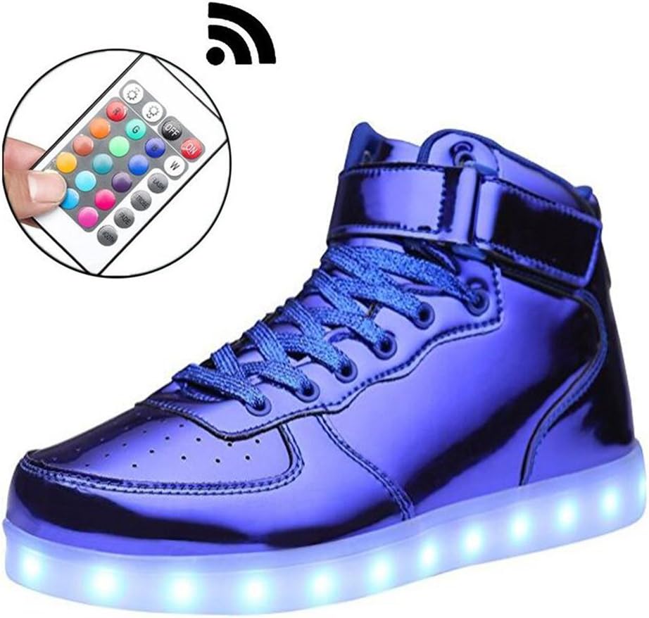 Mingyuming Kids Boy Girl's 11 Color USB Charging LED Shoes Flashing Sneakers(Toddler/Little/Big Kid) cwmgBule35