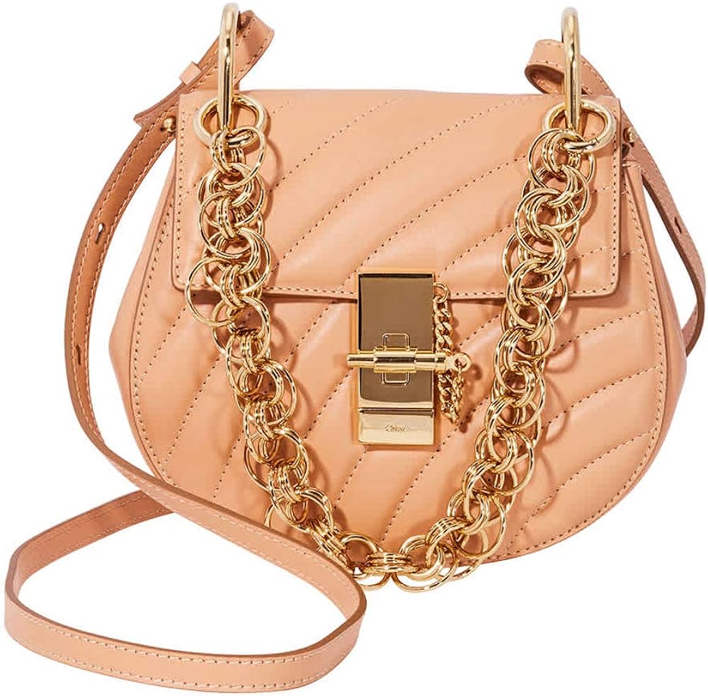 chloe quilted mini drew