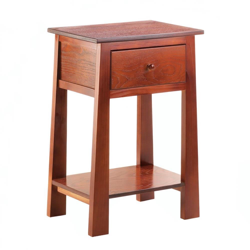 Accent Plus 10017615 Accent Tables, Contemporary MDF Wood Side Accent Table Decor