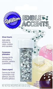 Silver Stars Edible Glitter by Wilton