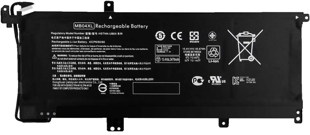 SERNN MB04XL Replacement Compatible with HP Envy X360 M6 PC 15 Convertible Series 844204-850 843538-541 HQ-TRE,HSTNN-UB6X, TPN-W119, TPN-W120, 843538-541, 844204-850 [15.4V 55.67Wh]