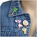 OAONNEA Enamel Holiday Sets Fruit Orange Juice Palm Tree Flamingo Lapel Brooch Pin Badge for Women Jewelry