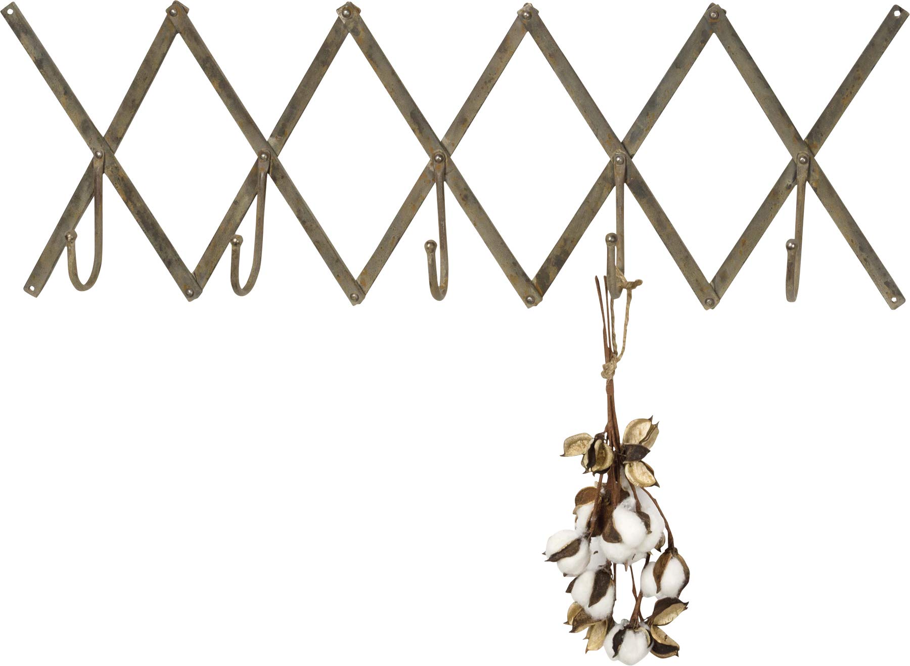 Primitives by Kathy 38367 Farmhouse Coat Hanger, 11 x 3.5-Inches, Metal