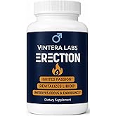 VINTERA LABS Fast Acting Male Enhancing Pills for Performance, lntimacy, Blood Flow, Hardness | Helps Boost Confidence, Semen Volume Booster, Load &amp; Size, 60 Capsules