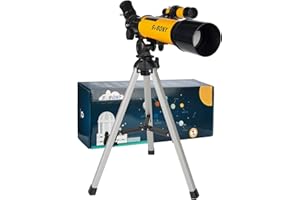 SVBONY SV502 Telescope for Kids, 50mm Kid Telescope with 5X20 Finder Scope, Grab-and-Go Portable Complete Telescope Gift for Exploring Moon Science Education