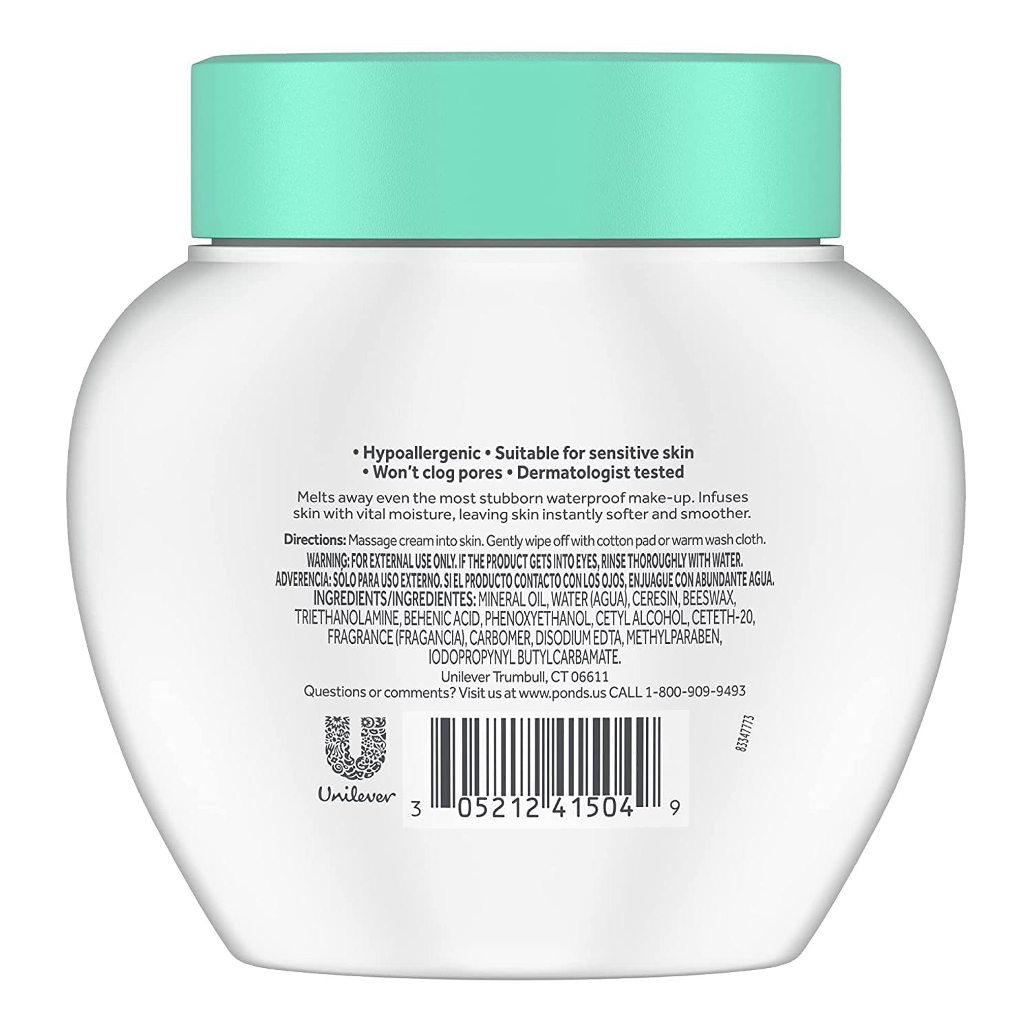 Pond's Cold Cream Cleanser 9.5 oz (Pack of 2)