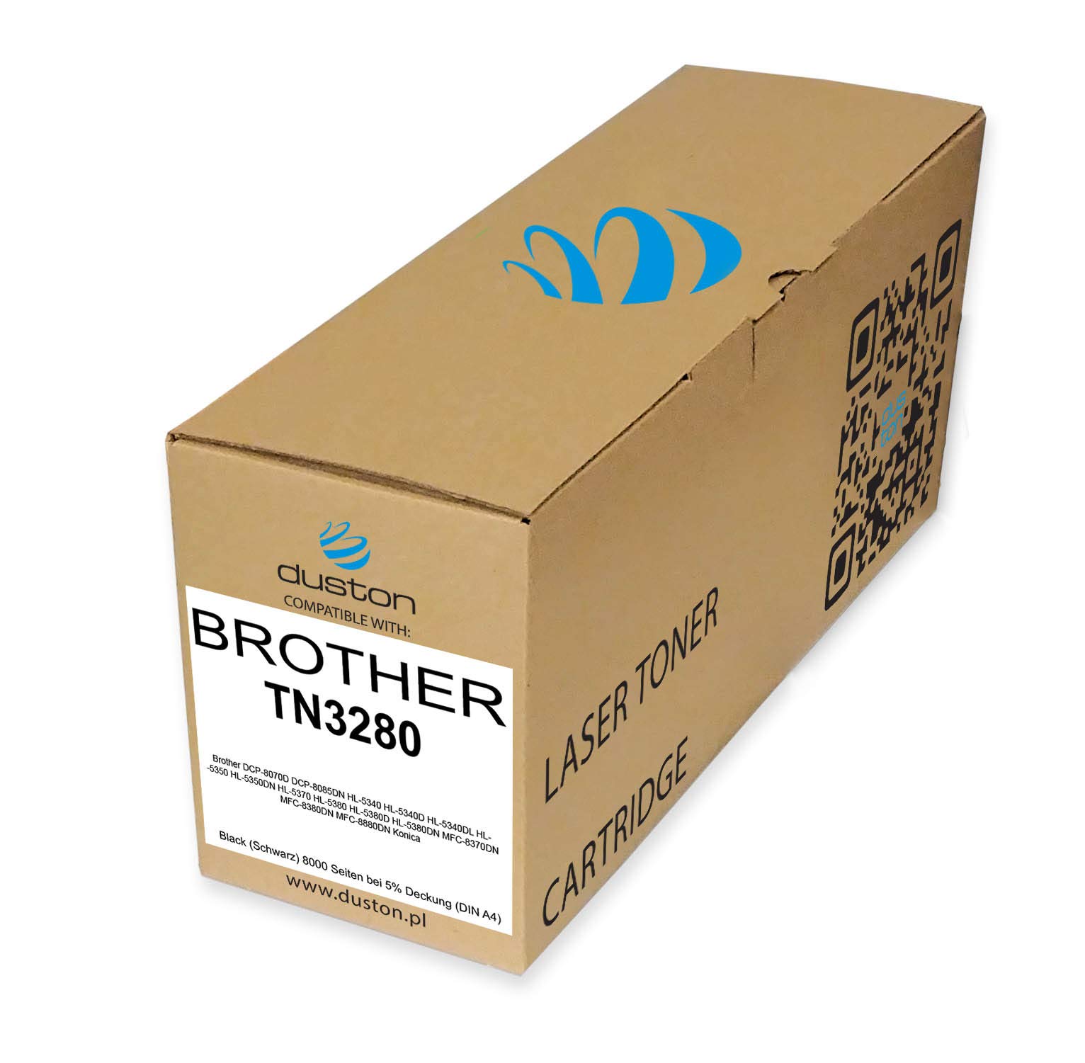 duston TN3280/TN650, TN-3280 black toner compatible with Brother DCP-8070D DCP-8085DN HL-5340 HL-5340D HL-5340DL HL-5350 HL-5350DN HL-5370 HL-5380 HL-5380D HL-5380DN MFC-8370DN MFC -8380DN MFC-8880DN