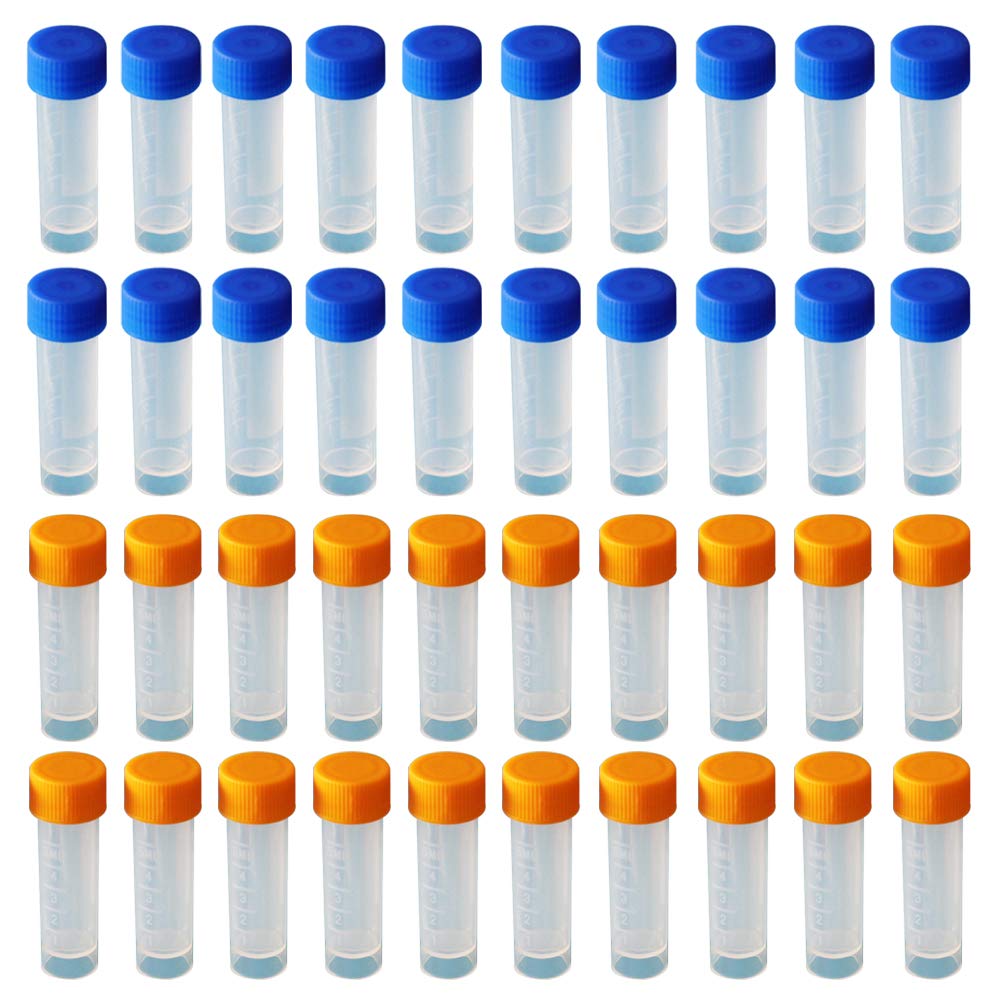 Limeo plastic cryo tube graduated cryo tube test tube plastic tube test tube test tubes test tubes sample tube 40 pieces