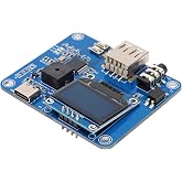 Eujgoov CW Keyer Morse Code Trainer Code Practice Oscillator USB Keyboard Input Automatic CW Transmitter OLED Display Adjustable WPM for Ham Radio