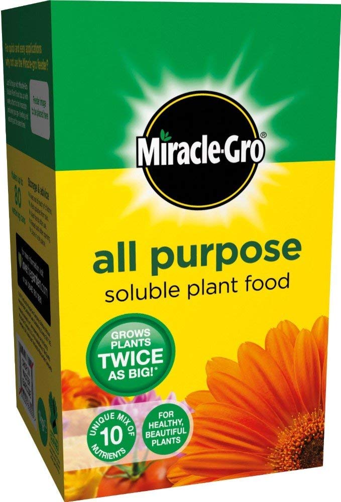 Miracle - gro All Purpose Soluble Plant Food, Grows plants twice as big... GUARANTEED!