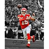 Ikonic Fotohaus Patrick Mahomes Epic Throw Signed Photo Autograph Print Wall Art Home Decor