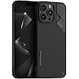 Aulumu Aramid Fiber for iPhone 15 Pro Max Case | 1500D Ultra Slim Woven | Real Cooling | Compatible with MagSafe Black