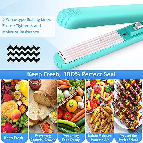 Mini Chip Bag Heat Sealer, Portable Food Sealer, Bag Resealer for Food