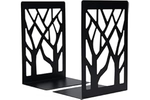 COCOMK Book Ends, Heavy Duty Book End for Office (Tree Model)