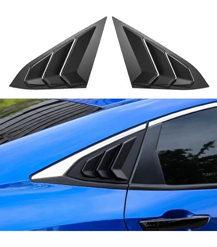 Persianas Laterais Honda Civic 2012-2015 - ABS Fibra Carbono