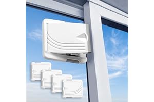 Todays Kids 4 Pack Sliding Door Locks - Child Proof Lock for Sliding Door, Easy to Install Sliding Window Lock - Strong Adhesive Sliding Door Security Lock, Versatile Window Locks & Sliding Door Lock