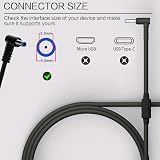 FUDCOCWN 45W Laptop Charger 19.5V 2.31A AC Adapter for HP Stream Pavilion Envy view 2