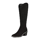 DREAM PAIRS Women's Knee High Boots, Cowgirl Riding
