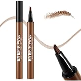 Boobeen Liquid Microblading Eyebrow Pencils, Waterproof Eyebrow Pen for Natural Brow, Long-Lasting Precision Brow-Fection Pen for All-Day, for Women Girls Makeup