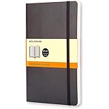 Moleskine Classic Notebook, Soft Cover, Pocket (3.5" x 5.5") Ruled/Lined, Black, 192 Pages