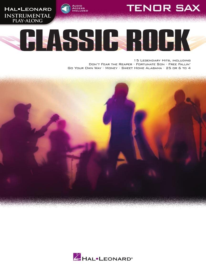 Classic Rock Instrumental Play-Along for Tenor Sax (Hal Leonard Instrumental Play-along)