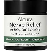 Alcura Nerve Cream, Alcura Neuropathy Lotion with Arnica, Daily Nourishment for Health, Suitable for Knee, Lumbar, Neck, Hand and Foot