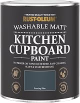 Rust-Oleum Blue Kitchen Cupboard Paint Matt Evening Blue 750ml view 5