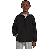 Lands' End Unisex Kids Lightweight Mesh Lined Weather Resistant Packable Rain Jacket