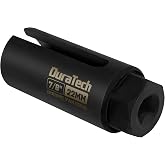 DURATECH O2 Oxygen Sensor Socket 3/8" Drive x 7/8"(22mm) | Chrome-Vanadium Steel Socket, Side Wire Gate, Easy Oxygen Sensor Access and Installation