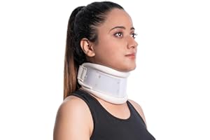 Wonder Care- Rigid Cervical Collar | Plastic Neck Support Brace Adjustable Height Collar Neck Support Brace, Wraps Aligns & S