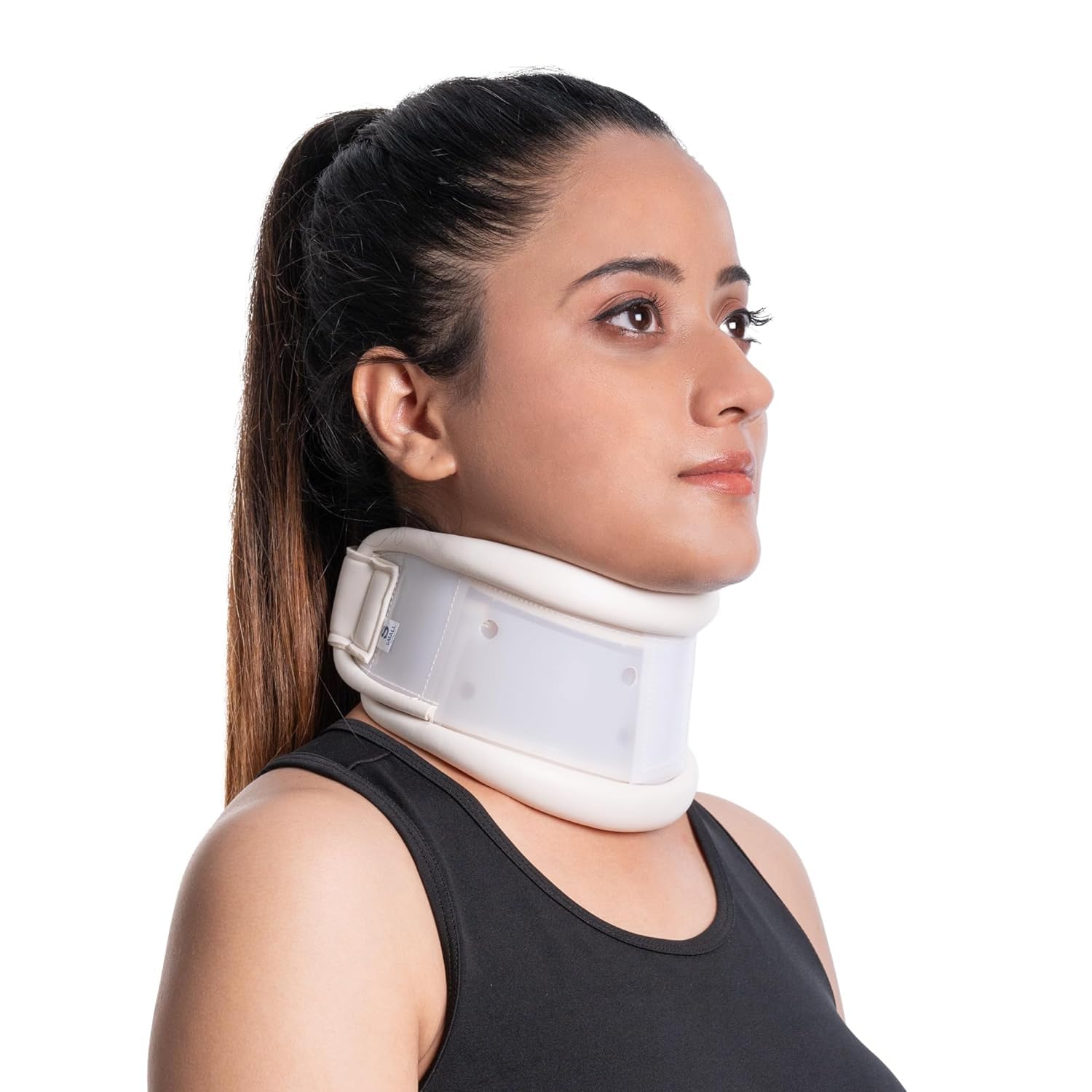 Wonder Care-Rigid Cervical Collar Plastic Neck Support Brace Adjustable Height Collar Neck Support Brace Wraps Aligns & Stabilizes Vertebrae Neck Brace for Neck support for women & men