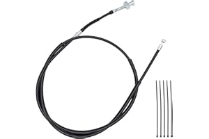 YGQ 63" Mini Bike Rear Drum Brake Cable Line for Coleman Trail CT200U CT200U-EX BT200X Baja Heat Warrior Hensim Massimo MB165 MB200 196cc 212cc 6.5 Hp Yerf Dog ATV Scooter Dirt Bike